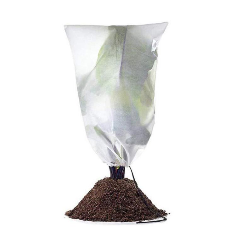 2枚セット！植物保護カバー 鉢植え DIY 不織布 植物保温 防霜 植物保護袋 防風 通...