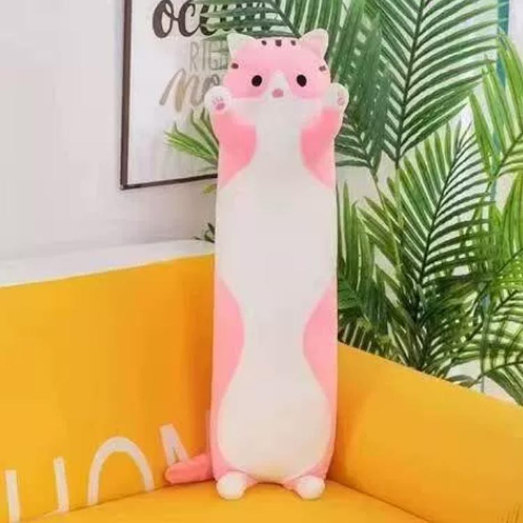 【送料無料】抱きまくら ぬいぐるみ 可愛い 特大 大きい もこもこ 添い寝 かわいい 抱き枕 猫おもちゃ 柔らかい クッション 多機能 横向き寝 洗える キッズ 寝具 子供部屋 だきまくら クリスマス プレゼント 誕生日 ギフト 動物 癒し系 デスク 昼寝まくら ふわふわ 70cm