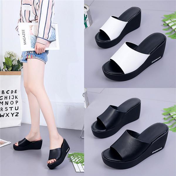 【送料無料】サンダル ミュール 厚底 ウェッジ ミュールサンダル スリッパ ビーチサンダル ウェッジソールサンダル チャン・ 歩きやすい 疲れにくい 美脚 キレイめ おしゃれ シンプル 20代 30代 40代 3