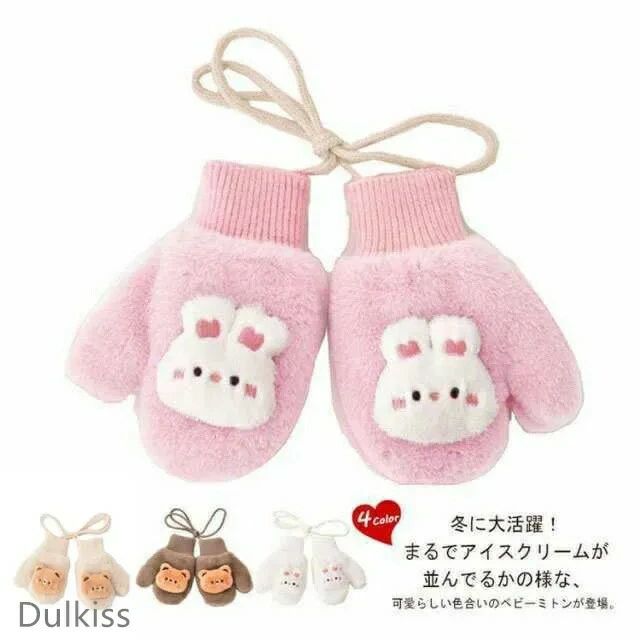 Other - 【送料無料】手袋 ミトン 赤ちゃん 裏起毛 裏ボア 防寒 暖かい 防水 キッズ手袋 子供 キッズ 冬 秋 ひも付き グローブ 幼児 紐 ベビー 紐付き 首掛け 紛失防止 女の子 男の子 雪 雪遊び もこもこ ピンク幼稚園 レディース