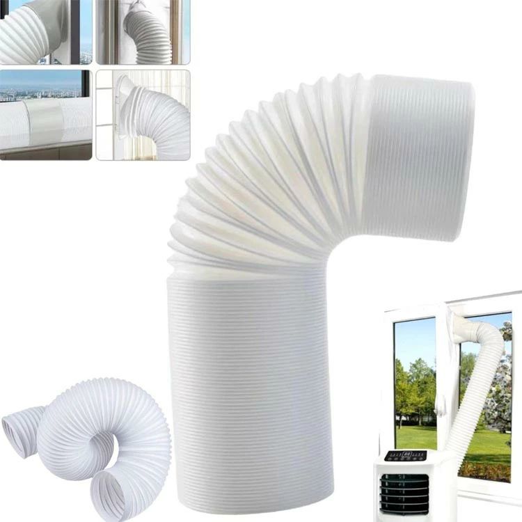 エアコン換気ホース ダクトホース 最新強化型 口径130mm 150mm 硬質 排気ダクト エアコン用ホース 左回..