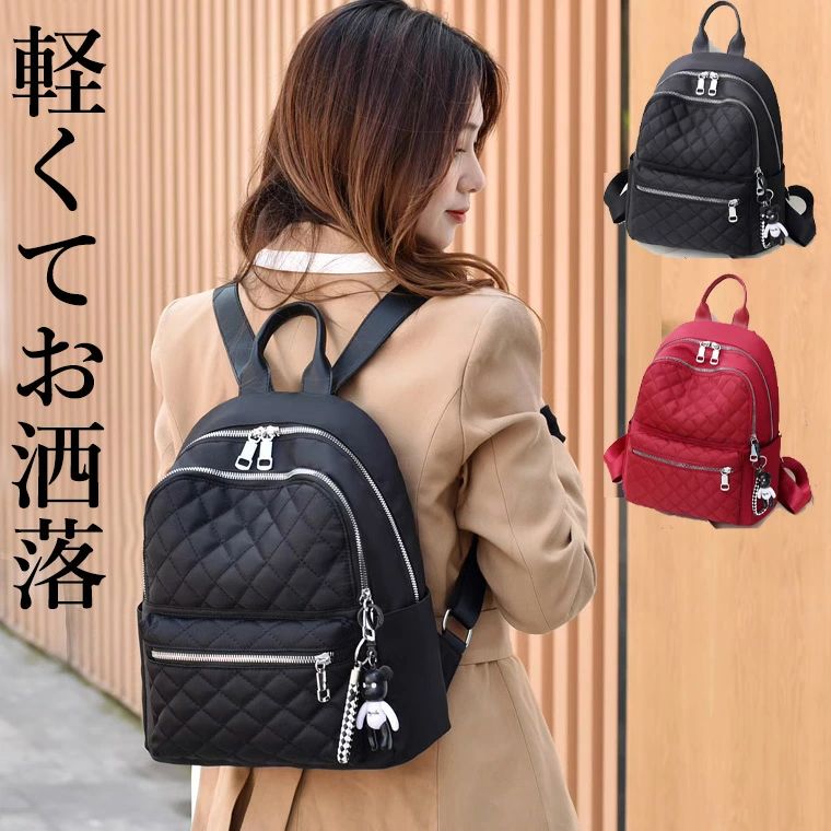 3世代で使えるお洒落リュック 高見え 60代 70代 80代 ちょうどいい大きさ キルティング シンプル リュック シニアファッション レディース かばん おばあちゃん 女性 ミセス お年寄り シニア 実用的 軽量 軽い ハイキング 旅行 送料無料