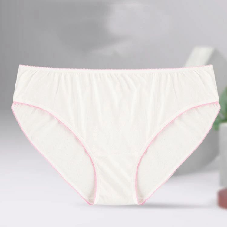 スローネルの15枚セット!綿100％ 使い捨て下着 パンツ 大きいサイズ 使い捨てショーツ 病院 女性用パンツ 旅行用 海外旅行用品 携帯 介護 トラベル 災害 出張 入院 生理 個包装 衛生的 持ち運び 避難用品非常時 消耗品 ディスポ｜アングル3