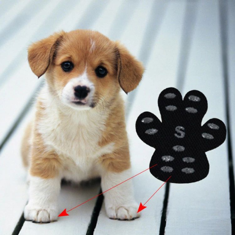 傷防止 犬用パッド 取り付け簡単 シート 肉球保護 転倒防止 お出かけ ペット用品 ...