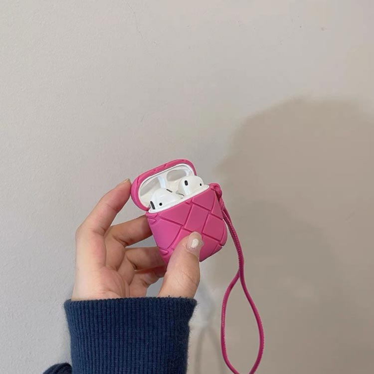 ケース Pro ケース キルティング Pro2 AirPods2 1/2ケース ストラップ付き 第2世代 AirPodsケース AirPods ケース AirPods1 AirPods AirPods3 落下防止 着脱簡単 エアポッズ3 AirPods 耐衝撃 防水 エアポッツプロ カバー かわいい おしゃれ 第1世代 カラビナ付