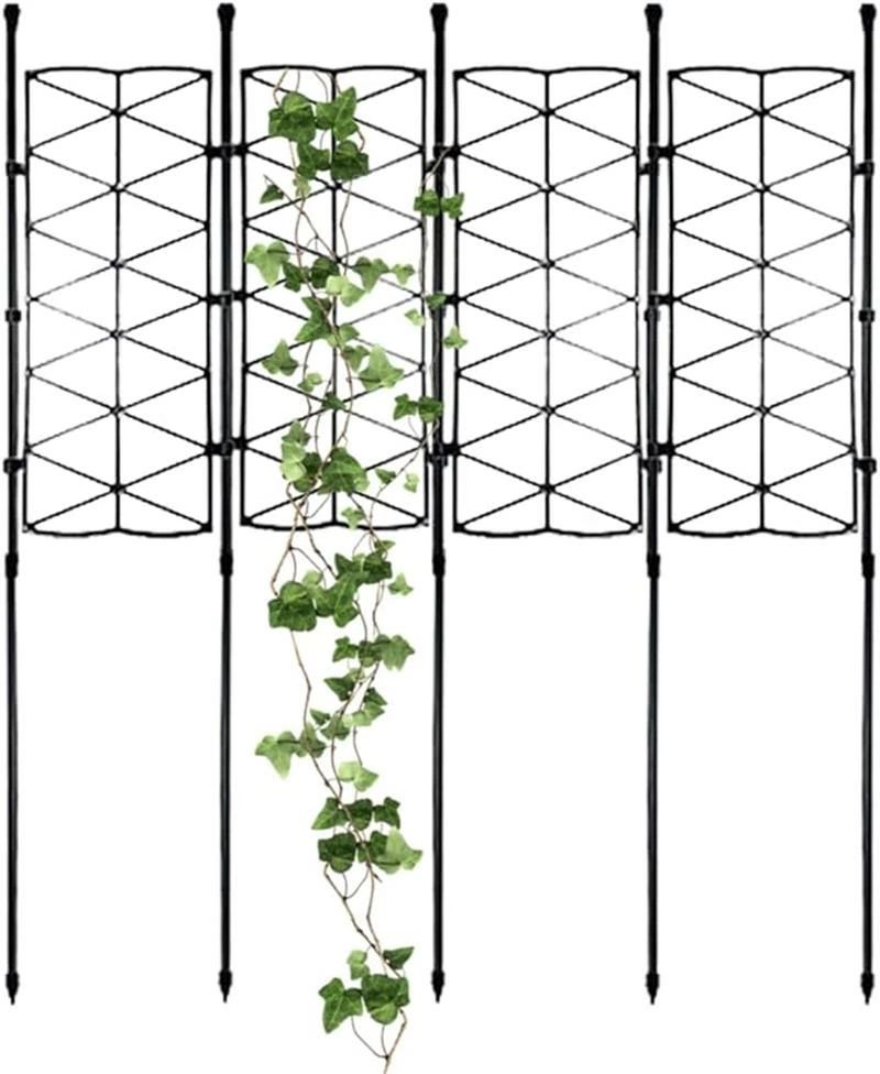 トレリス ガーデニング ローズ トレリス ガーデンフェンス アイアンフェンス 鉢植え フラワーサポート ..