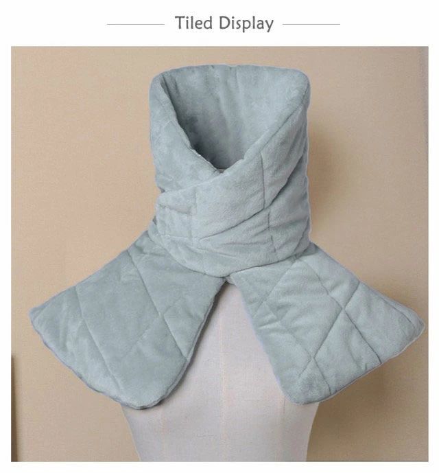 快眠 睡眠 冷え対策 首 肩 安眠グッズ 肩ウォーマー ケープ ルームウエア マジックテープ 前開き ハイネック パジャマ