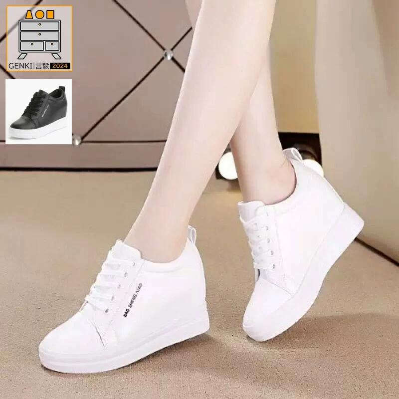 スニーカー レディース シークレットシューズ インヒール 厚底 7cm シューズ ハイヒール ハイカット スポーツ 運動 おしゃれ 可愛い 通勤
