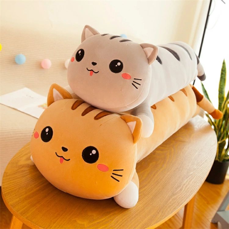【送料無料】ネコ 猫 ぬいぐるみ 抱き枕 動物 添い寝枕 枕 昼寝まくら 寝かしつけ クッション キッズ 雑貨 お誕生日 女性 かわいい 子供 おもちゃ ふわふわ 円柱 特大 動物ぬいぐるみ 癒し 極上肌触り 柔らかい インテリア 彼女 ギフト 出産祝い 贈り物 50/70/90/110/130cm 3
