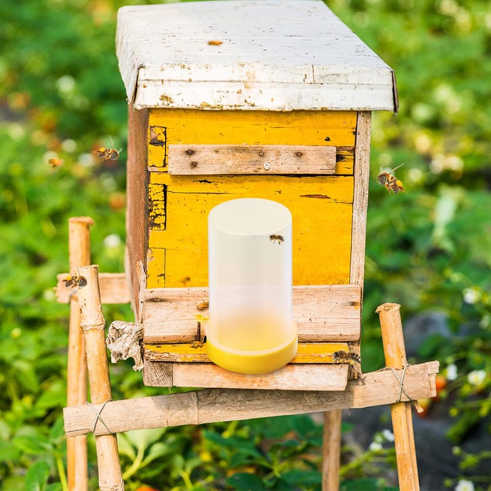 ミツバチ給餌器 給水器 蜜蜂 フィーダー 給水器 蜂 給餌器 くぼみ 凸凹 養蜂用品 6...