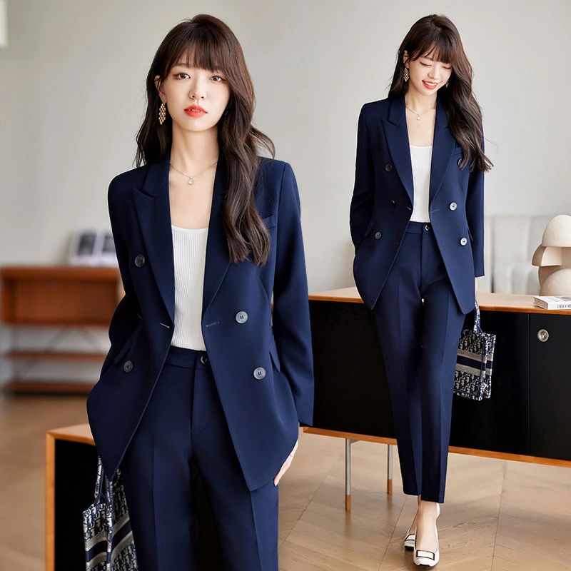 【送料無料】スーツ レディース セットアップ ゆったり パンツスーツ 秋服 テーラードジャケット+パンツ カジュアル 2点セット ママ 母親 オフィス 通勤 OL 事務服 フォマール ビジネススーツ 卒業式 入学式 大きいサイズ ママスーツ 着痩せ 上下セット 30代 40代 50代