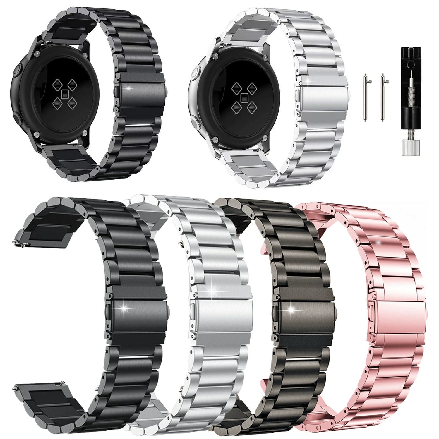 BVLGARI - 【送料無料】最新 超軽量チタン合金スマートウォッチ 時計バンド ベルト16/18/20/22MM共通 チタン合金ス スマートウォッチバンド 54g重 腕時計交換ベルト 金属ベルト メタル 男女兼用