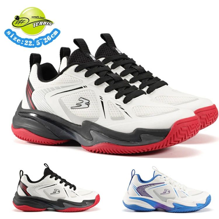 【送料無料】メッシュ テニス シューズ メンズ レディース オムニクレー 4e 幅広 ワイド オールコート オムニ 初心者 ジュニア 軽量 防滑 通気 バドミントンシューズ テニスシューズ ミッドカット ホワイト ブラック ブルー 23 23.5 24 24.5 25 25.5 26 26.5 27