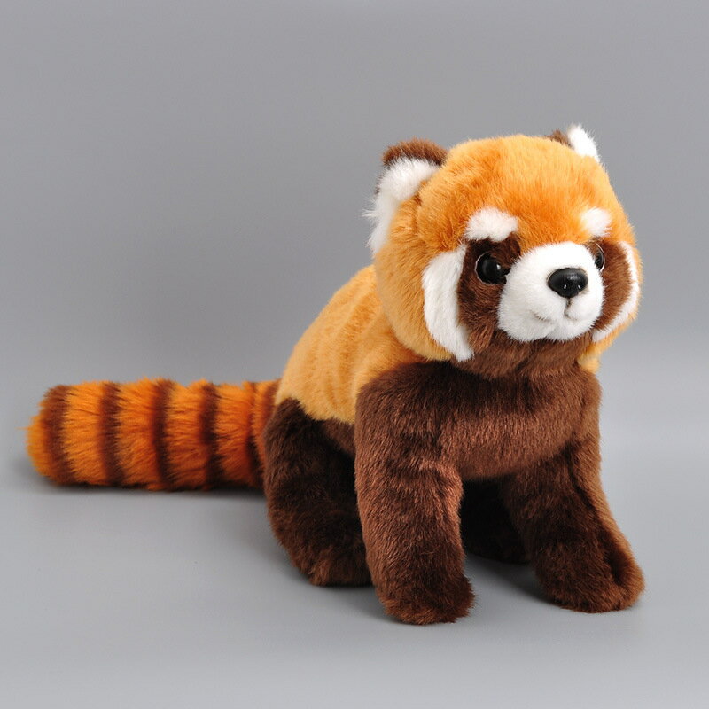 【送料無料】レッサーパンダ ぬいぐるみ 長50cm ふかふか リアル 動物 モフモフ グッズ おもちゃ 雑貨 キッズ ベビー プレゼント 子供 お誕生日 贈り物 入園 入学 心地よい手触りにこだわった、くったりした動物のねそべりの姿のぬいぐるみ。