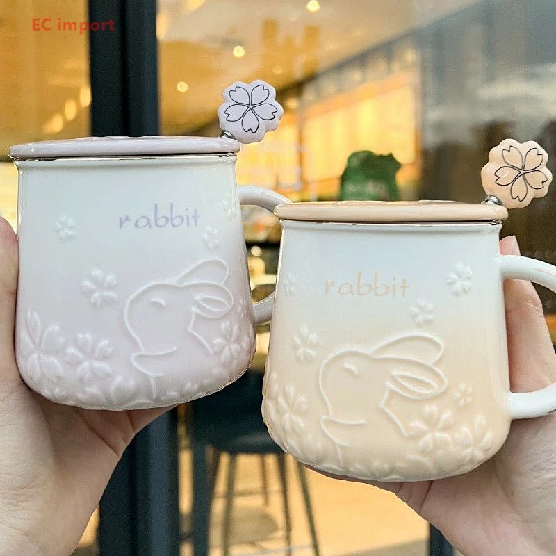 楽天市場】月見うさぎ 陶器（マグカップ・ティーカップ｜コーヒー