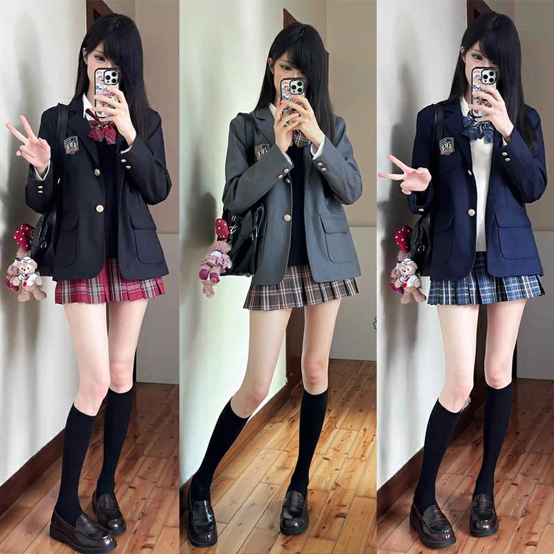 あり★9タイプ 卒業式 スーツ 女の子 入学式 なんちゃって制服 セット 韓国 制服 ブ...