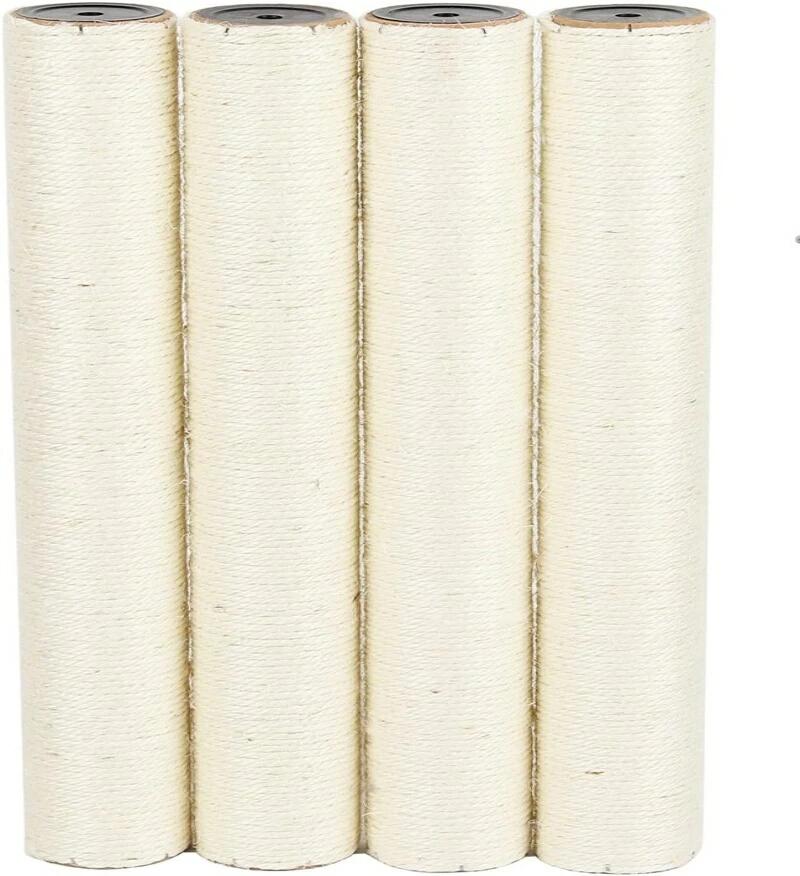 【送料無料】4本セット M8 猫 爪研ぎ ポール 替え 支柱 キャットタワー 交換 麻柱 キャティーマン モダンルームスクラッチ 替え柱 爪とぎ 猫用 おもちゃ