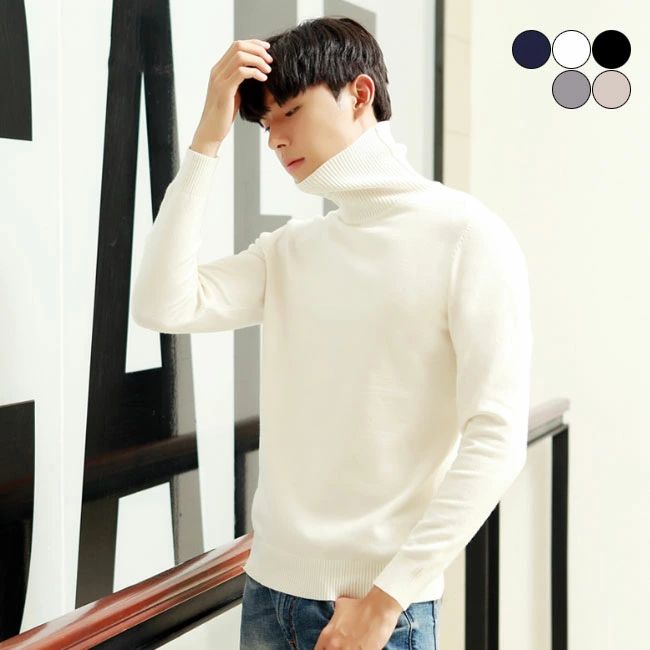 ■首元まで暖める メンズタートルネックニットセーター 秋冬ファッションに欠かせない定番トップス メンズ用プルオーバーニットセーターが新入荷 きめ細かくてソフトな生地は決してチクチクせず 寒い季節で優しくて暖かい守りをもたらし、着心地や動きやすさ的にも申し分無し ハイネックの仕様で首元まできちんと暖めるのも嬉しいポイント シンプルでベーシックなデザインなので、手持ちのアイテムとは簡単に組み合わせる カジュアルとフォーマル両方使い、男性が着やすい落ち着きのカラバリが用意された メインとしても、アウターと重ね着しても、幅広い場合で着こなせる一枚 メーカー希望小売価格はメーカーカタログに基づいて掲載しています 商品詳細 秋冬ファッションに欠かせない定番トップス メンズ用プルオーバーニットセーターが新入荷 きめ細かくてソフトな生地は決してチクチクせず 寒い季節で優しくて暖かい守りをもたらし、着心地や動きやすさ的にも申し分無し ハイネックの仕様で首元まできちんと暖めるのも嬉しいポイント シンプルでベーシックなデザインなので、手持ちのアイテムとは簡単に組み合わせる カジュアルとフォーマル両方使い、男性が着やすい落ち着きのカラバリが用意された メインとしても、アウターと重ね着しても、幅広い場合で着こなせる一枚 SPEC カラー：ホワイト　ネイビー　ブラック　グレー　ライトキャメル　ブルー 素材　レーヨン52%　ポリエステル28.9%　ポリアミド19.1% サイズ（cm）　S　M　L　XL　2XL　3XL S　着丈63　肩幅36　バスト84 M　着丈65　肩幅41　バスト92 L　着丈67　肩幅43　バスト96 XL　着丈69　肩幅44　バスト100 2XL　着丈71　肩幅46　バスト104 3XL　着丈73　肩幅47　バスト108 ご注意：※素人採寸ですので、若干の誤差がございます、ご了承ください。 中国製 made in China 知っておいて頂きたいこと ※濡れたままの放置や長時間の浸漬はしないで下さい。※汗や雨で湿った状態では特に、注意が必要です。淡い色の衣類・バッグ等を一緒に使用される際にもご注意下さい。※平らな面に置いて測定しておりますので、実際に着用されるとサイズが異なる場合がございますが、予めご了承下さい。※画面上の色はブラウザや設定により、実物とは異なる場合があります。ご了承の上ご注文下さい。■首元まで暖める メンズタートルネックニットセーター 秋冬ファッションに欠かせない定番トップス メンズ用プルオーバーニットセーターが新入荷 きめ細かくてソフトな生地は決してチクチクせず 寒い季節で優しくて暖かい守りをもたらし、着心地や動きやすさ的にも申し分無し ハイネックの仕様で首元まできちんと暖めるのも嬉しいポイント シンプルでベーシックなデザインなので、手持ちのアイテムとは簡単に組み合わせる カジュアルとフォーマル両方使い、男性が着やすい落ち着きのカラバリが用意された メインとしても、アウターと重ね着しても、幅広い場合で着こなせる一枚