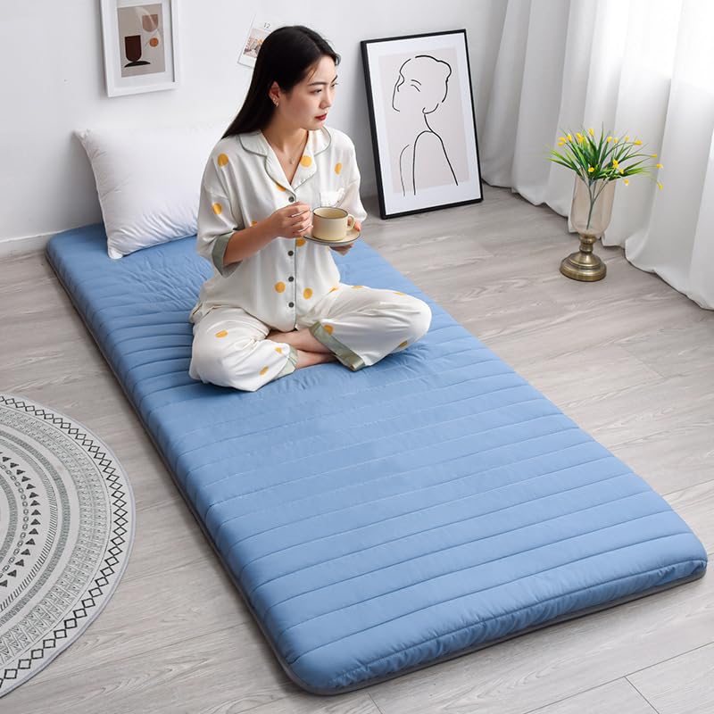Rakuten - 【送料無料】ごろ寝マット マットレス お昼寝マット シングル 敷布団 折りたたみごろ寝布団 ベットマットレス 体圧分散 三層構造 防ダニ 抗菌防臭 厚