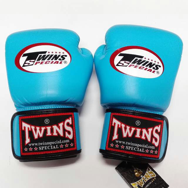 TWINS SPECIAL ボクシンググローブ 12oz 水色/ボクシング/グローブ/ムエタイ/キック/フィットネス/本革製