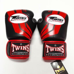 TWINS SPECIAL ボクシンググローブ 10oz Fs黒赤 /ボクシング/ムエタイ/グローブ/キック/フィットネス/本革製/ツインズ/大人用/オンス