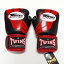 TWINS SPECIAL ボクシンググローブ 8oz Fs黒赤 /ボクシング/ムエタイ/グローブ/キック/フィットネス/本革製/ツインズ/大人用/オンス