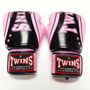 TWINS SPECIAL ボクシンググローブ 16oz TW桃黒SP /ボクシング/ムエタイ/グローブ/キック/フィットネス/本革製/ツインズ/大人用/16オ...