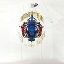 Tシャツ 白 ライオン ボクシング ムエタイ/キックボクシング/大人用/インナー/トレーニング