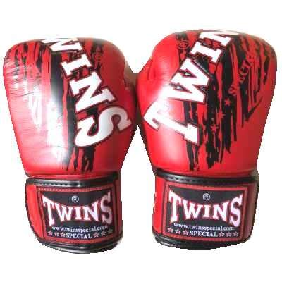 TWINS SPECIAL ボクシンググローブ 16oz TWINS赤黒SP /ボクシング/ムエタイ/グローブ/キック/フィットネス/本革製/ツインズ/大人用/16オンス