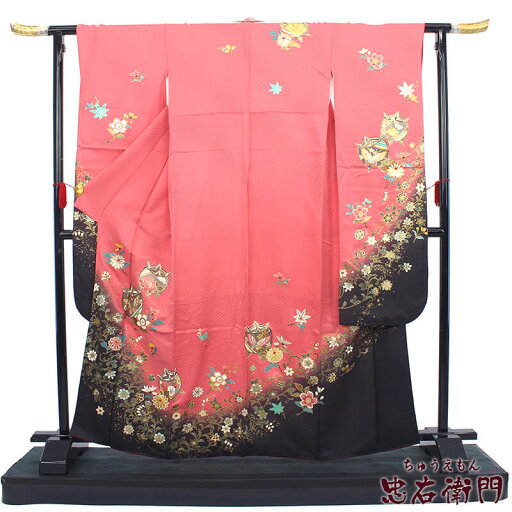 【中古】 振袖 リサイクル 成人式 正絹 販売 仕立て上がり 着物 振り袖 ピンク 糸巻き文 唐草 身丈168cm 裄丈66cm 送料無料 即日発送 【中古】 振袖 リサイクル 成人式 正絹 販売 仕立て上がり 着物 振り袖 ピンク 糸巻き文 唐草 身丈168cm 裄丈66cm 送料無料 即日発送
