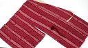 【中古】 12/14号 絞り コート 和装 正絹/シルク レッド 変色等 裏地あり 袷せ 変色等 リメイク用 リュース リサイクル 【電話注文不可】
