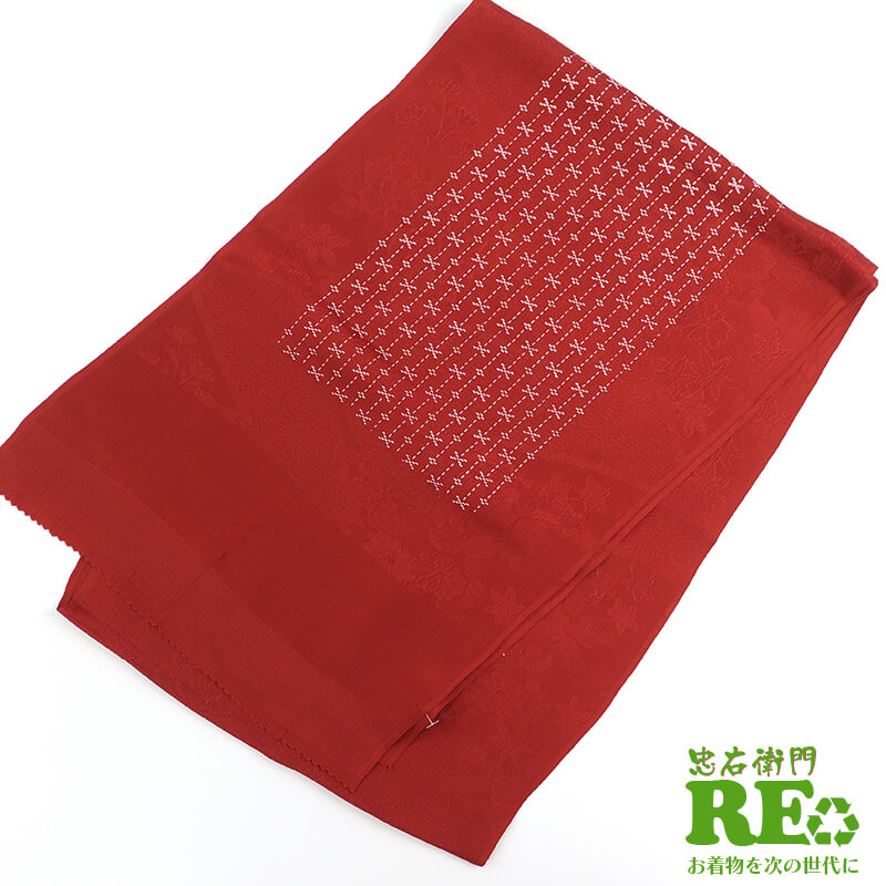 未採寸 【素材】 　正絹・シルク 【状態】 少々難 【詳細】 ＜柄＞ 赤茶色に、地模様が入り、薄桃色の柄が入った帯揚げ。カジュアルにもフォーマルにも使える雰囲気。 ＜シチュエーション＞ カジュアル・フォーマルいずれにもご利用頂けます。 差し色として、帯とお着物の間に、お好みの色を入れてみて下さいね。 長方形の生地なので、リメイク用の生地としてもおすすめ。 ＜風合＞ 絹（シルク）の生地です。 ＜状態＞ ちょっと時間の経過を感じます。使用感がありますが、細かく気になさらなければ、十分着用が可能です。 &gt;&gt;最新掲載！新着コーナー　 （KEGMOFIF）帯揚げ 帯上げ 帯あげ おびあげ 和装小物 着付け小物 正絹・シルク 少々難 即日発送 メール便対応可能