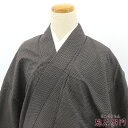 リサイクル着物 リサイクル 男着物 大島紬 紬着物 単品 メンズ 正絹 こげ茶 身丈141cm 裄丈66.5cm 仕立て上がり着物 カジュアル 【中古】 即日発...