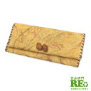 【中古】 バッグ 和装バッグ バック リサイクル 自然素材 薄茶 高さ13.5cm 幅30cm リユース リサイクル品 中古品