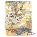 【中古】 袋帯 リサイクル レディース 正絹 金 松竹梅 鳥 長さ434.5cm 幅30.5cm 仕立て上がり帯 フォーマルリサイクル帯 送料無料 あす楽対応