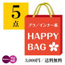 福袋 ハッピーバッグ ゆめはん ブラ&トップス系 レディースインナー 5点+おまけ1点 合計6点セット 送料無料