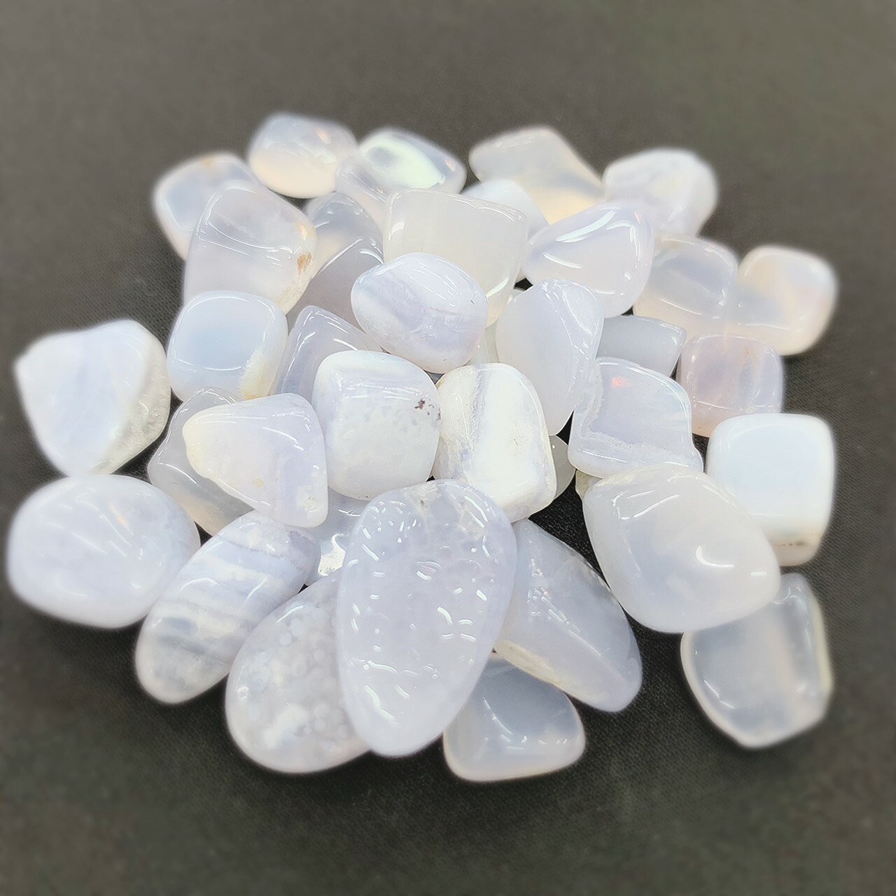 天然石 ブルーレースアゲートさざれ石 細石 浄化用 レジン用 DIYハンドメイド 天然...