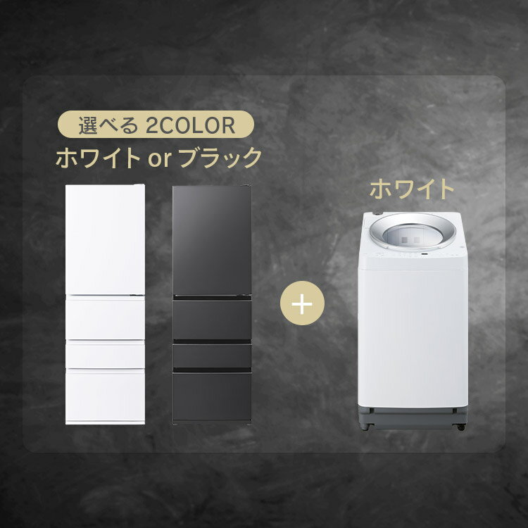 家電セット 新品【設置込み】冷蔵庫 371L 冷凍冷蔵庫 冷凍室 大容量 自動霜取り 洗濯機 10kg 全自動洗濯機 縦型 縦型洗濯機 自動投入 省エネ 二人暮らし 新生活 贅沢家電セット 大凍量 IRSN-37A OSH ITW-100A03 アイリスオーヤマ * 【HS】