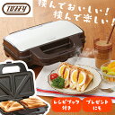 【訳あり:箱潰れ】ホットサンドメーカー Toffy アッシュホワイト K-HS1-AW ホットサンドメーカー 食パンを挟むだけ 食パンのミミまで焼ける レトロカラー デザイン家電 レトロデザイン おしゃれ Toffy ラドンナ