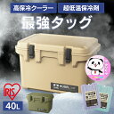 クーラーボックス 釣り 大型 40L アイリスオーヤマ ハードクーラーボックス クーラーバッグ 大容量 高保冷 アウトドア キャンプ BBQ バーベキュー スポ...