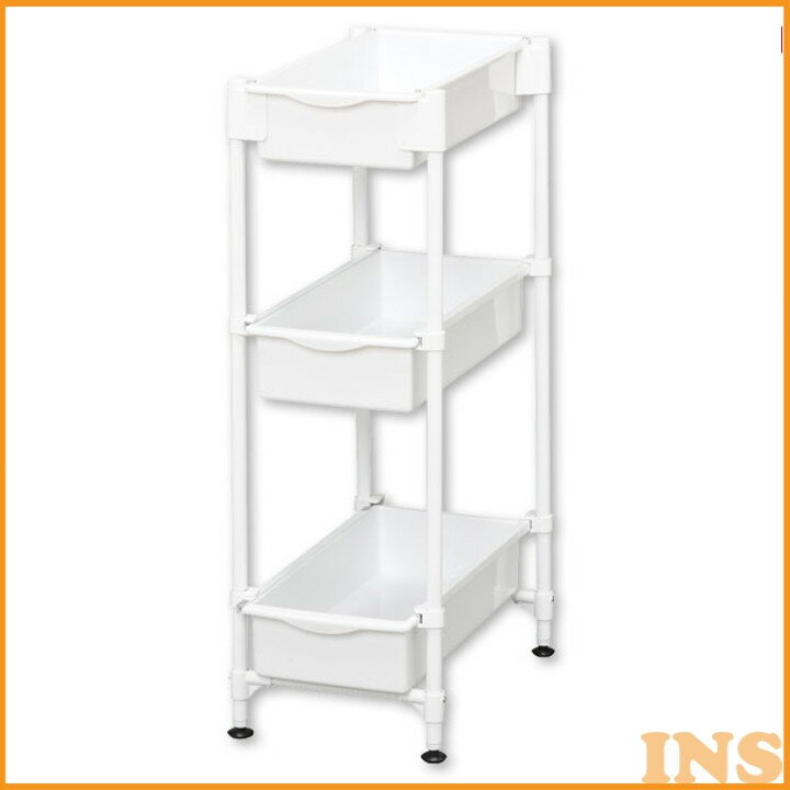 ランドリーラック 防水パン 収納 洗面所 洗濯機 ラック 収納 収納棚 3段 サイドラック 洗濯機 キッチン 収納 3段 SDR-3 アイリスオーヤマ アイリス...