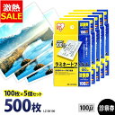【19%OFF】ラミネートフィルム アイリスオーヤマ 診察券サイズ 500枚 100ミクロン 100μ (100枚5個セット) LZ-SN100 ラミネーター ...