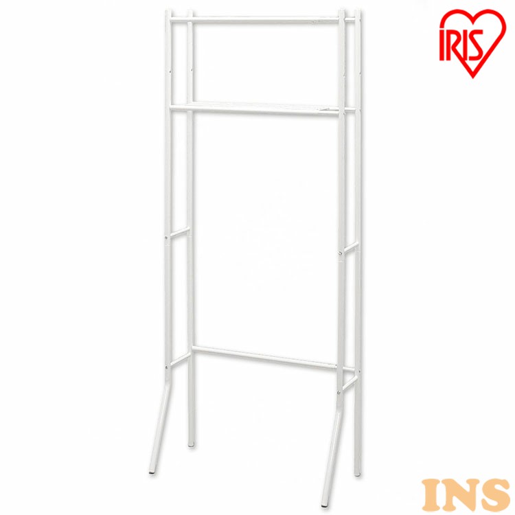 ランドリーラック 防水パン 洗面所 おしゃれ 伸縮 2段 LR-155V送料無料 洗濯機ラック ラック 洗濯機収納 洗濯ラック 収納 ランドリー収納 収納棚 洗...