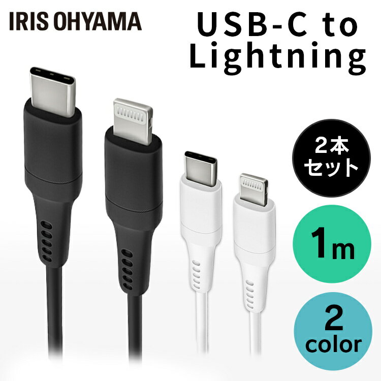 2ĥåȡUSB-C to Lightning֥ 1m ICCL-A10 2 Lightning֥ ֥̿  ...