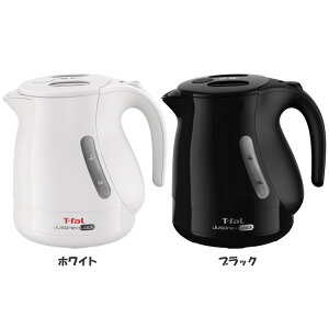 T-fal ジャスティン プラス ロック 1.0L KO4421JP電気ケトル ケトル 電気ポット 温度調整 1L 便利 T-fal やかん 温度コントロール ホワイト ブラック【D】