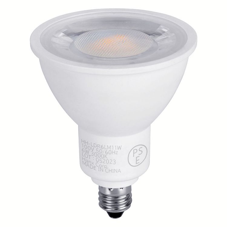 電球 LED ハロゲン形 50W形相当 Hanx-Home E11ハロゲン型 色 HH-LDR6LM11W E11口金 ビーム角38° 長寿命 省エネ 節電 色 