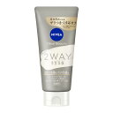 【最大400円OFFクーポン】洗顔 フォーム 泡 ニベア クリアビューティー 2WAY美容洗顔 120g 花王 ニベア 洗顔 パック ペースト 保湿 毛穴ケア ...
