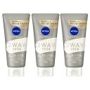 【最大400円OFFクーポン】【3個セット】洗顔 フォーム 泡 ニベア クリアビューティー 2WAY美容洗顔 120g 花王 ニベア 洗顔 パック ペースト 保...