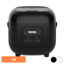 家電 調理 キッチン家電 炊飯器 3合 3合炊飯器 VS-KE23WH炊飯器 3合炊飯器 少人数炊飯器 生活家電 ベルソス VS-KE23WH ホワイト ブラッ...
