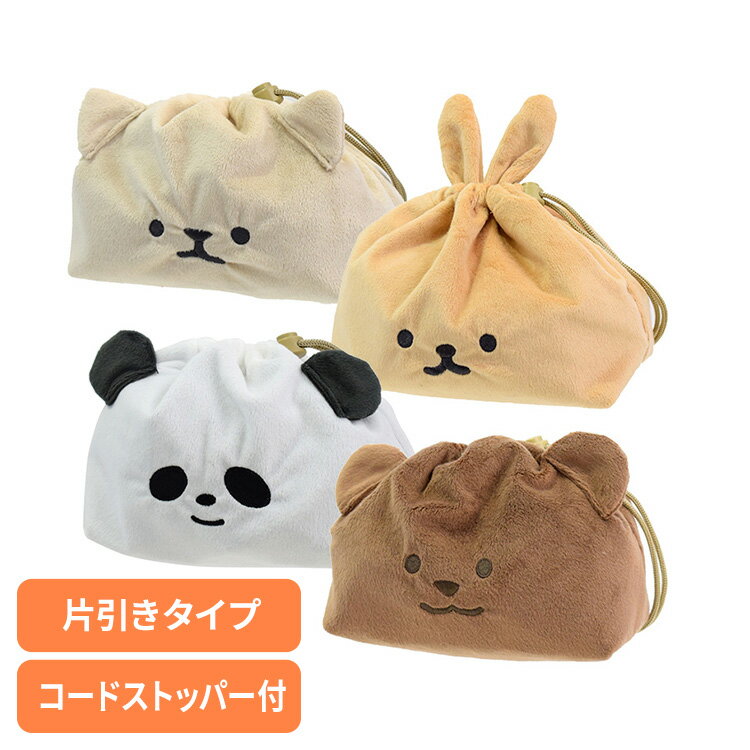 保冷巾着 ランチ巾着 巾着 ムームー フェイス巾着 390500送料無料 保冷巾着 ランチ巾着 巾着 ポーチ サブヒロモリ ベージュ/みるくねこ ピンク/ももう...